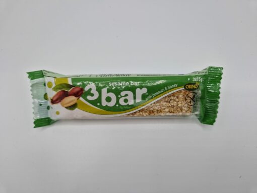 Sesame bar with peanuts & honey